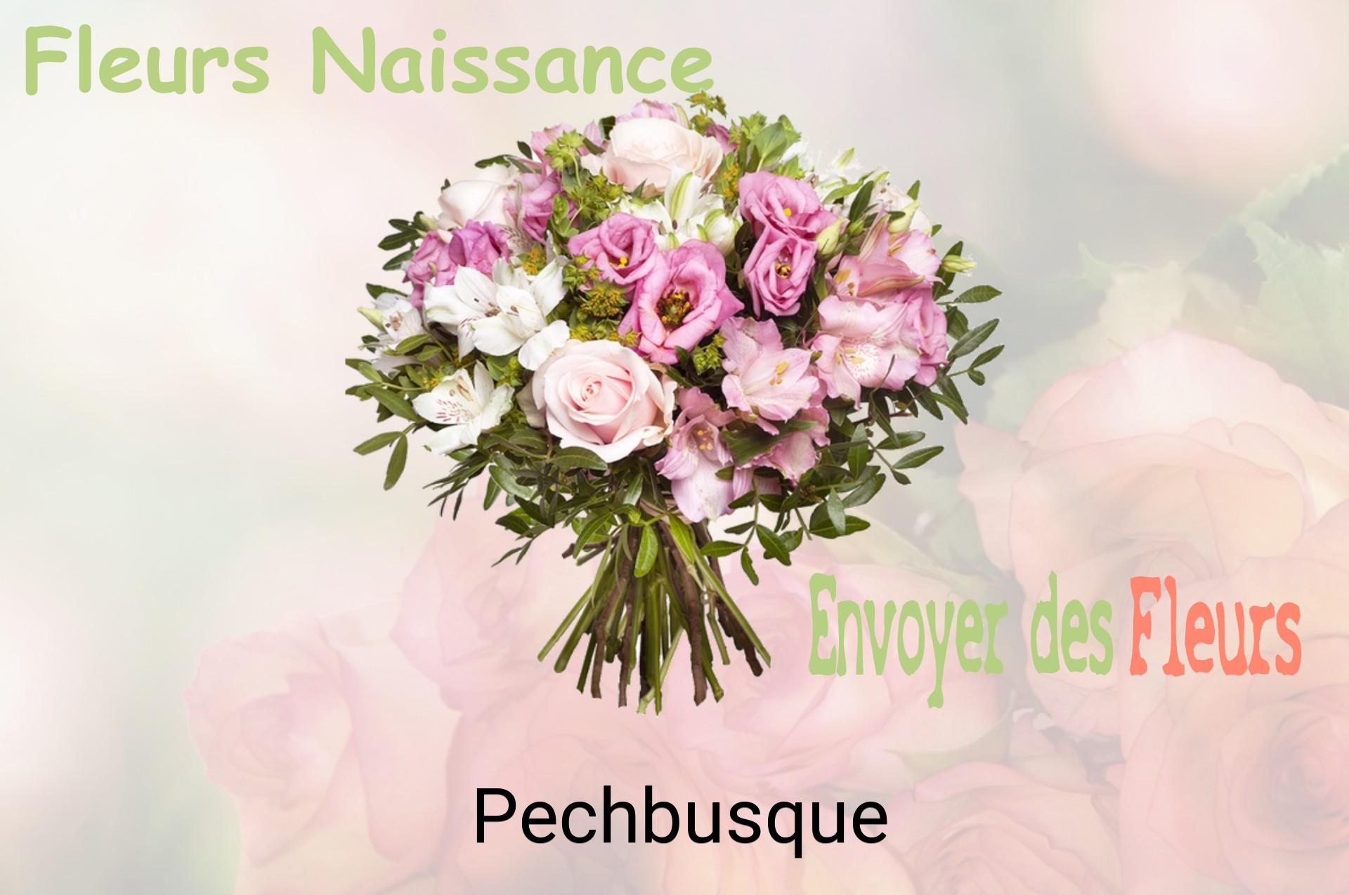 Bouquet de fleurs de naissance livré à Pechbusque